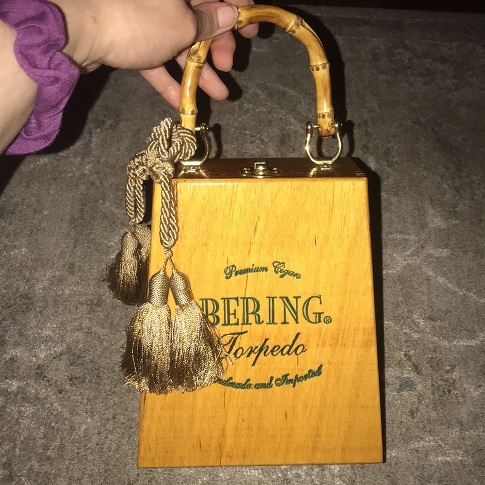 Cigar box handbag